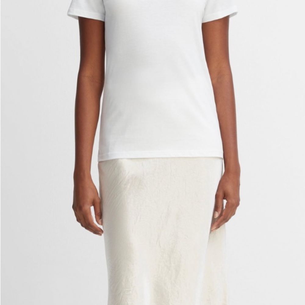 VINCE Classic White Layering T Shirt size Small